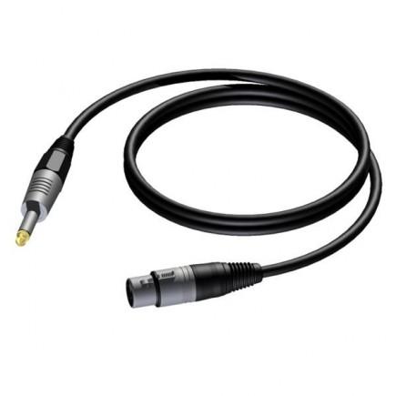 Procab CAB900/5 6.3 mm Jack male mono - XLR female 5 meter